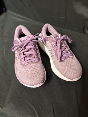 Asics Lavender Knit Athletic Sneakers